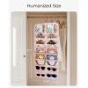 BAGSMART Hanging Jewelry Organizer Claw Clip Holder for Headbands, Sunglasses, Hair Clips, Claw Clips Double-Sided on Closet, Wall, Door, 1 piece, Large-Black(Black)