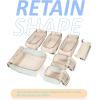 BAGSMART Keep Shape Packing Cubes, 7 Set for Travel, Lightweight Cubes, Suitcase Organizer Bags Set for Essentials(01-White Opal)