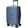 BAGSMART Carry On Luggage 22x14x9 Airline Approved with Spinner Wheels,Lightweight 20 Inch Luggage with TSA Lock,Expandable Hard Shell Carry On Suitcases for Men Women,Dark Blue(Royalblue)