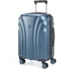 BAGSMART Carry On Luggage 22x14x9 Airline Approved with TSA Lock, Expandable Hard Shell Suitcase with Spinner Wheels, Lightweight 20 Inch Travel Rolling Carry-On Luggage, Light Blue(Light Blue)
