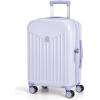 BAGSMART Hardside Expandable Luggage With Spinner Wheels, PC Lightweight Carry-On Luggage Airline Approved With TSA Lock, Durable Women Travel Suitcase Carry On 20 Inch, Pink(Purple)