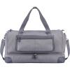 BAGSMART Medium Garment Bags for Travel, Convertible Travel Garment Duffle Bag Suit Bags for Women, 2 in 1 Garment Bags with Shoe Compartment(Grey)