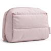 BAGSMART Small Makeup Bag, Travel Cosmetic Bag Make Up Pouch Small Travel Zipper Pouch,Water-resistant Toiletry Bag,Makeup Organizer Bag for Women, Black(02-Baby Pink)