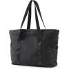 BAGSMART Tote Bag for Women, Tote Bag with Zipper Work Tote with Compartments Nurse Shoulder Hanbag for Travel, Gym(A-black-medium-28l)