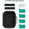 BAGSMART Electronics Organizer Travel Case, Cord Organizer Travel Cable Bag for Tech Accessories (Black)