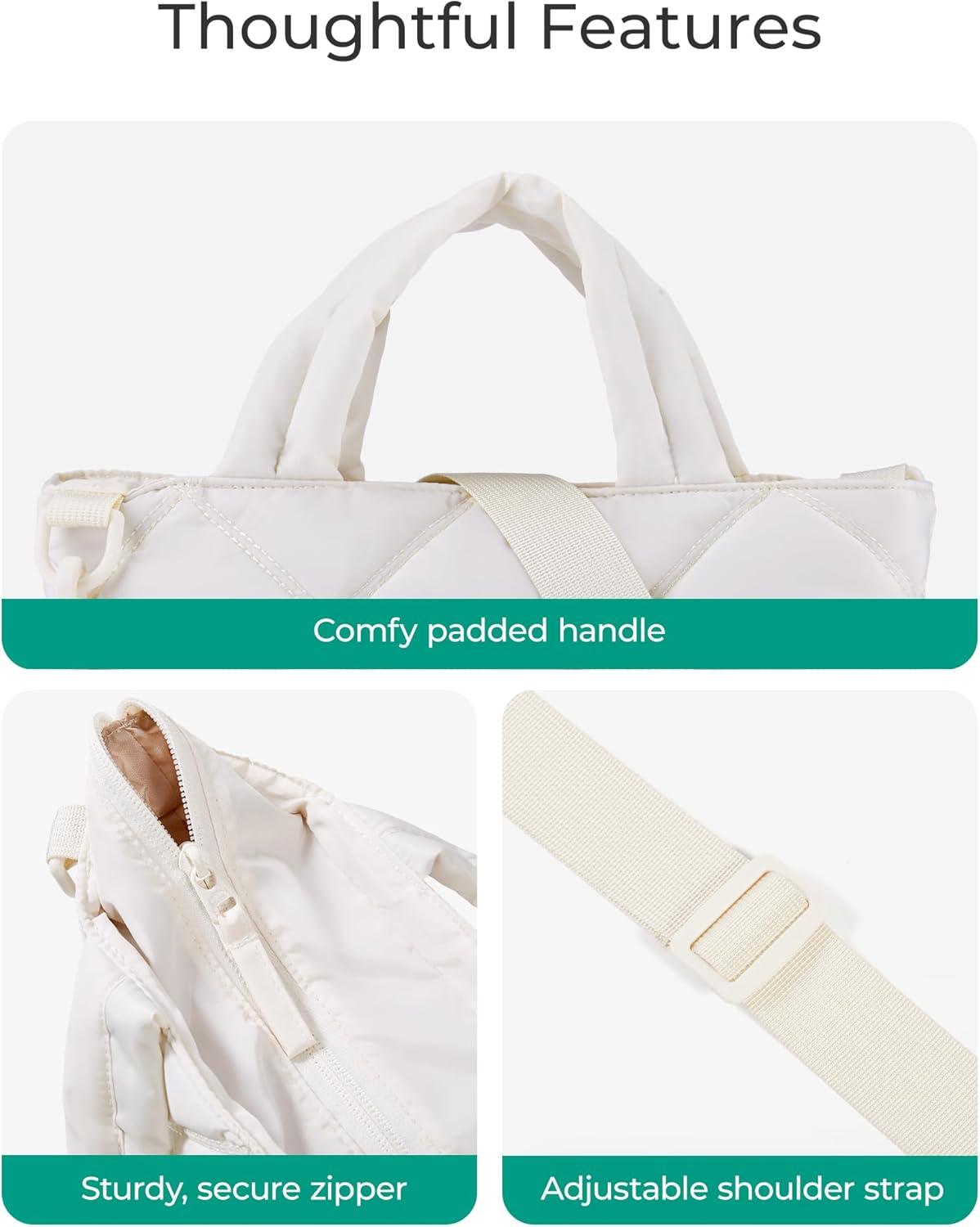 image:imageBAGSMART Crossbody Bags for Women Small Crossbody Bag Cross Body Purse Mini Tote Travel Purse Shoulder Handbags WalletBeige
