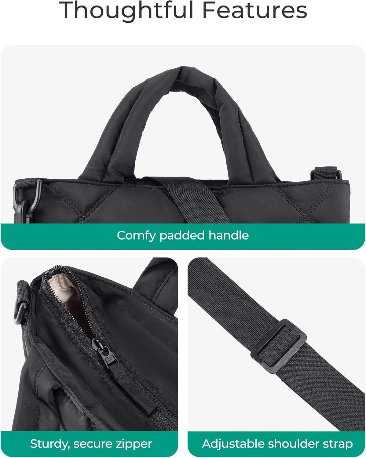 image:imageBAGSMART Crossbody Bags for Women Small Crossbody Bag Cross Body Purse Mini Tote Travel Purse Shoulder Handbags WalletBlack