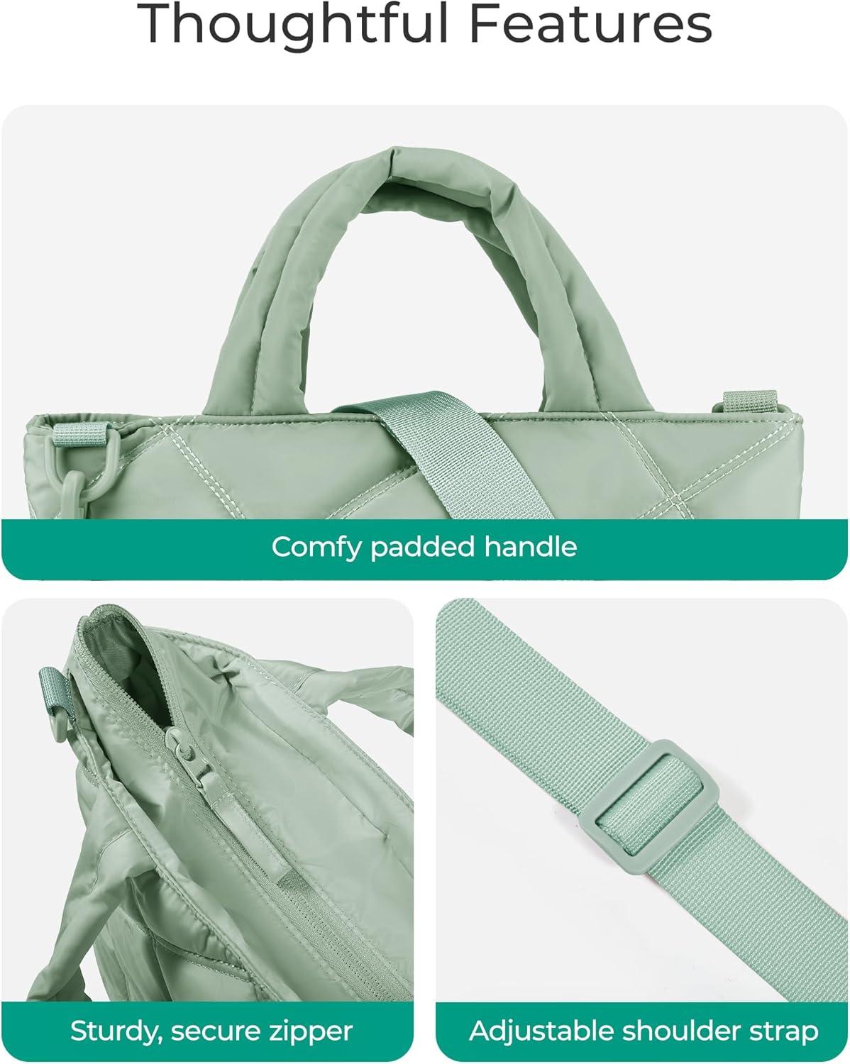 image:imageBAGSMART Crossbody Bags for Women Small Crossbody Bag Cross Body Purse Mini Tote Travel Purse Shoulder Handbags WalletForest Green