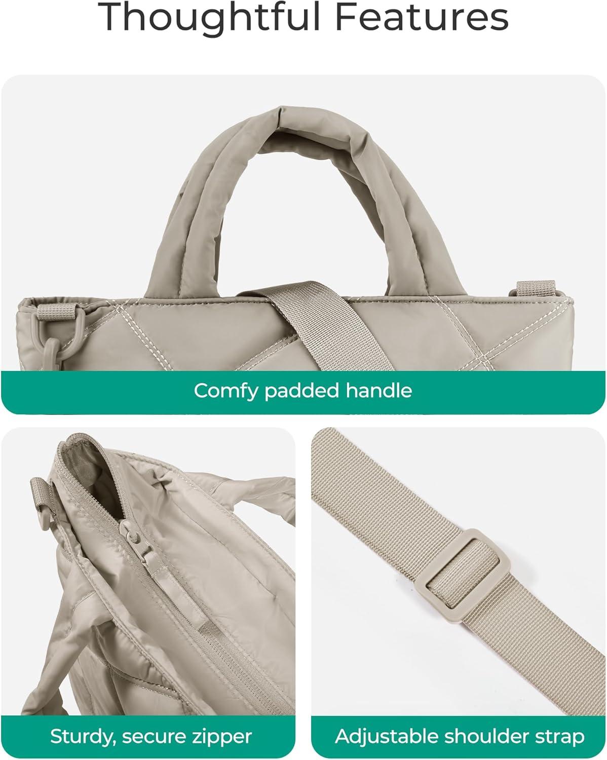image:imageBAGSMART Crossbody Bags for Women Small Crossbody Bag Cross Body Purse Mini Tote Travel Purse Shoulder Handbags WalletLight Tan
