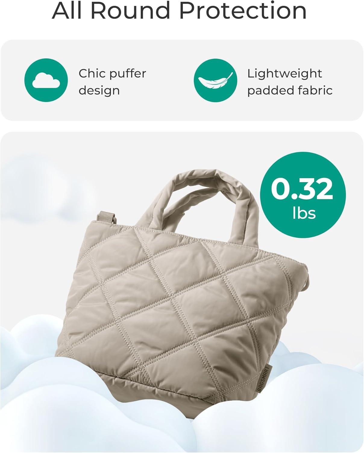 image:imageBAGSMART Crossbody Bags for Women Small Crossbody Bag Cross Body Purse Mini Tote Travel Purse Shoulder Handbags WalletLight Tan