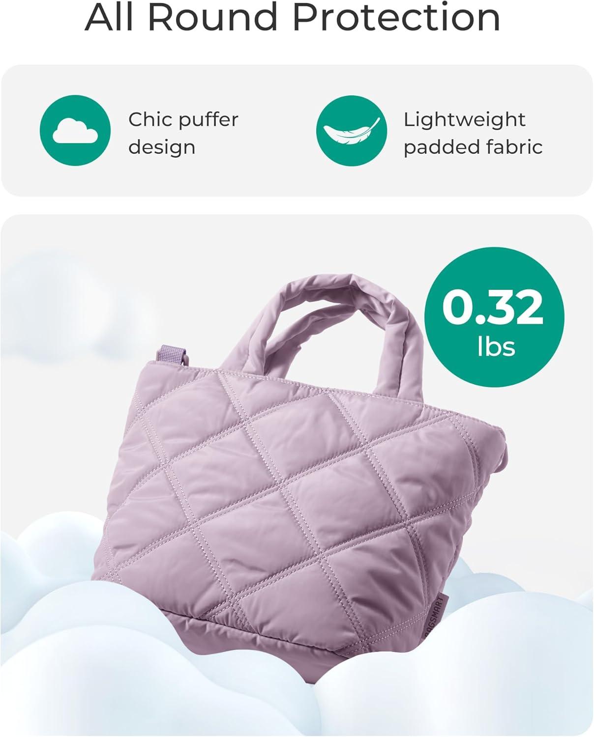image:imageBAGSMART Crossbody Bags for Women Small Crossbody Bag Cross Body Purse Mini Tote Travel Purse Shoulder Handbags WalletMist Purple