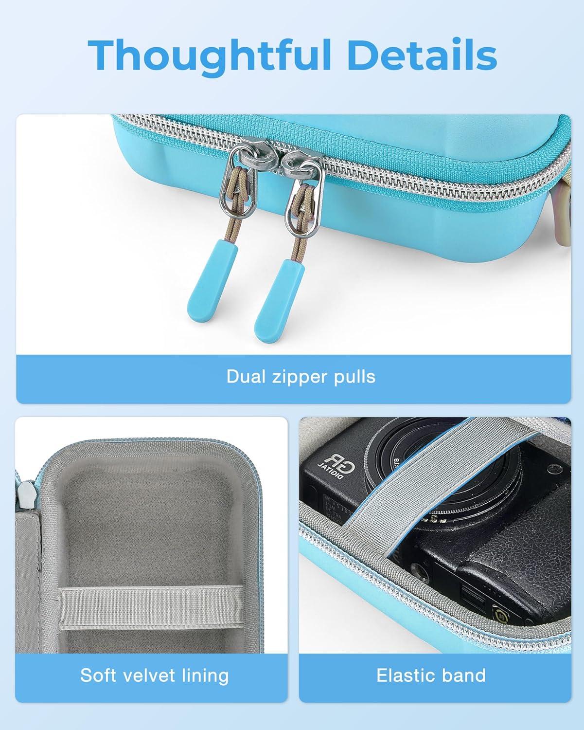 image:imageBAGSMART Digital Camera Case Lightweight Kids Camera Case Compatible with GoopowMgaoloCIMELRSeckton Kids Camera Toys and Children Digital Video Camera Best Christmas and Birthday Gifts BlueBlue