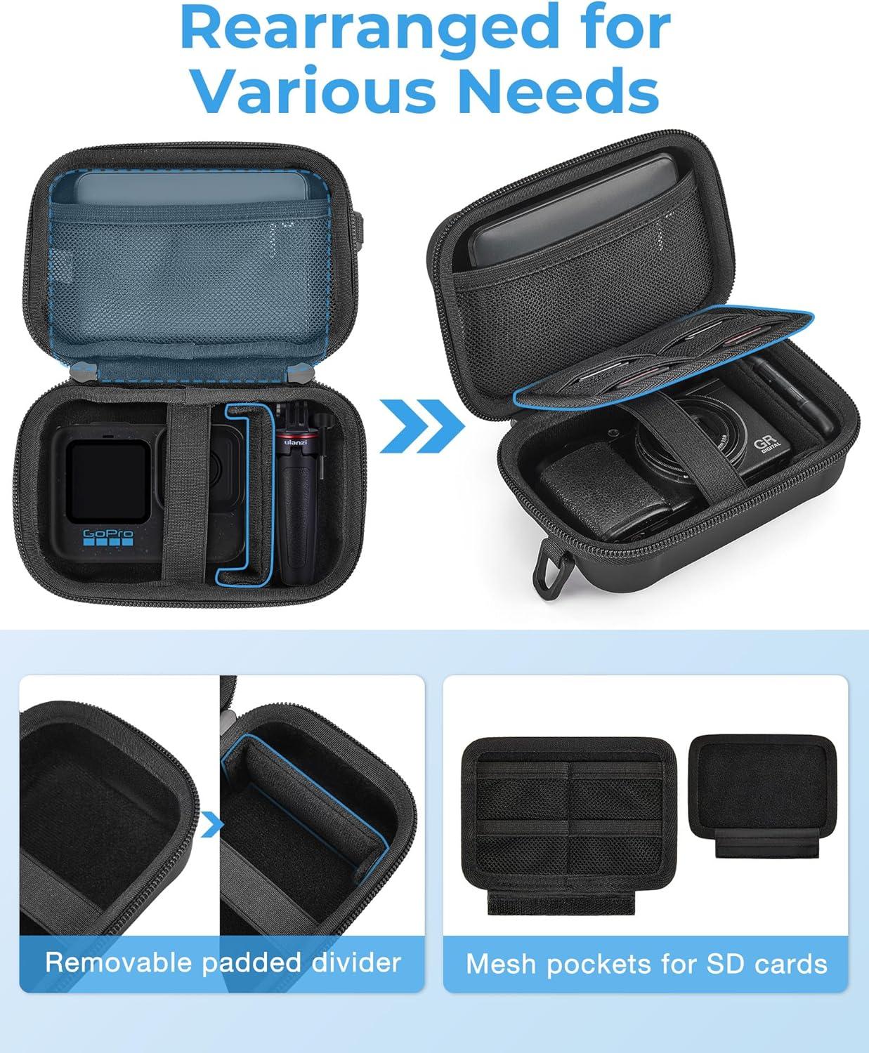 image:imageBAGSMART Digital Camera Case Lightweight Kids Camera Case Compatible with GoopowMgaoloCIMELRSeckton Kids Camera Toys and Children Digital Video Camera Best Christmas and Birthday Gifts BlueBlack