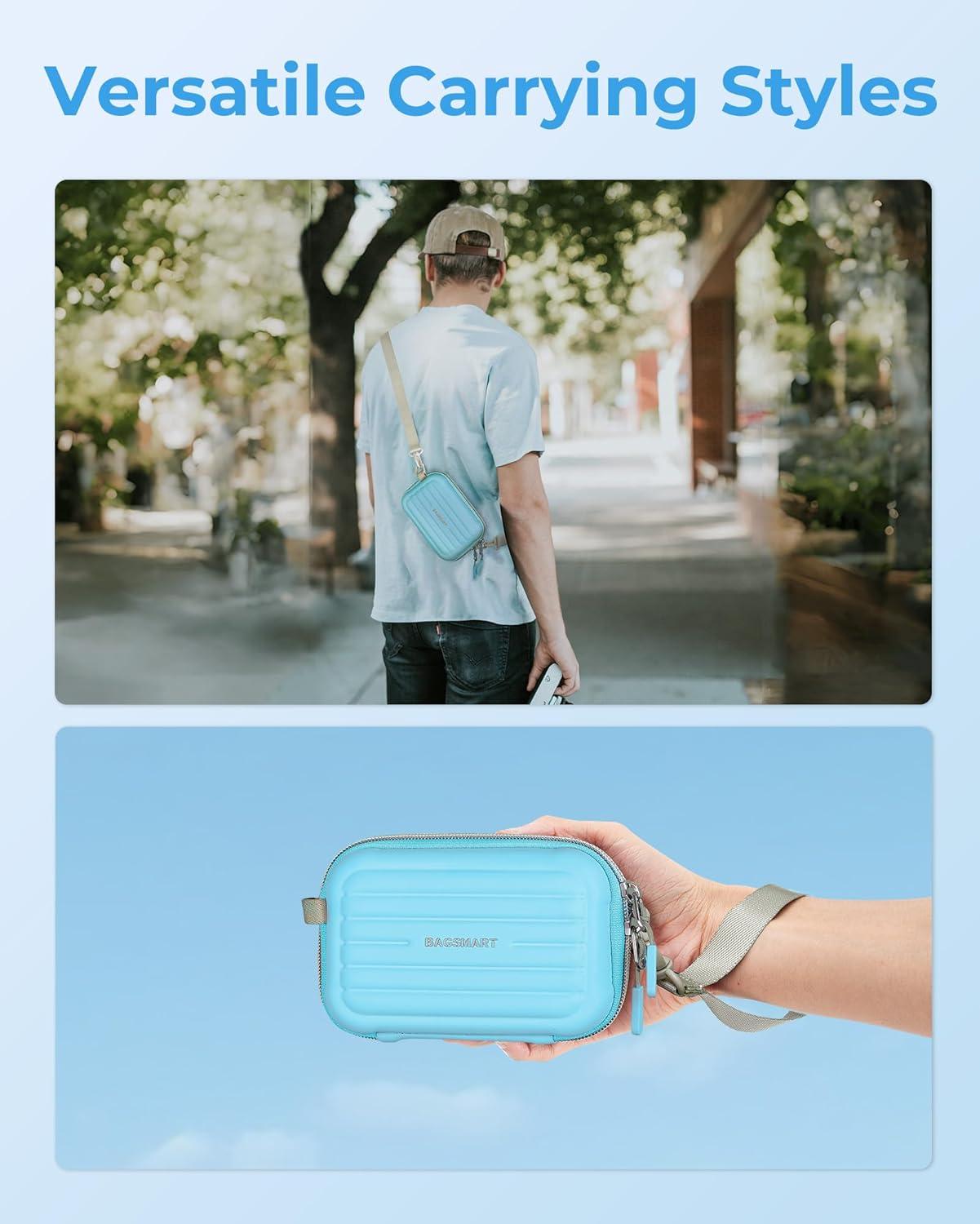 image:imageBAGSMART Digital Camera Case Lightweight Kids Camera Case Compatible with GoopowMgaoloCIMELRSeckton Kids Camera Toys and Children Digital Video Camera Best Christmas and Birthday Gifts BlueBlue