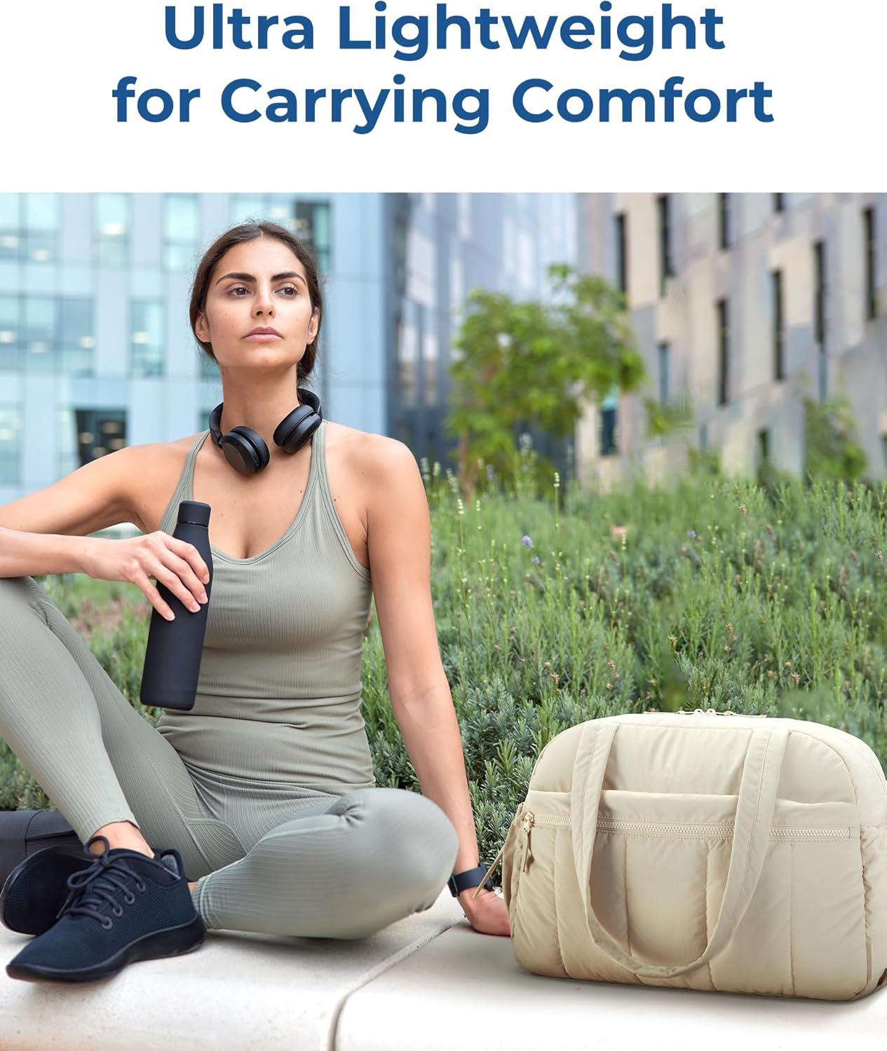 image:imageBAGSMART Gym Bag for Women Duffle Bag for Travel with Wet Pocket Lightweight Carry on Weekender Duffel Water ResistantClassic
