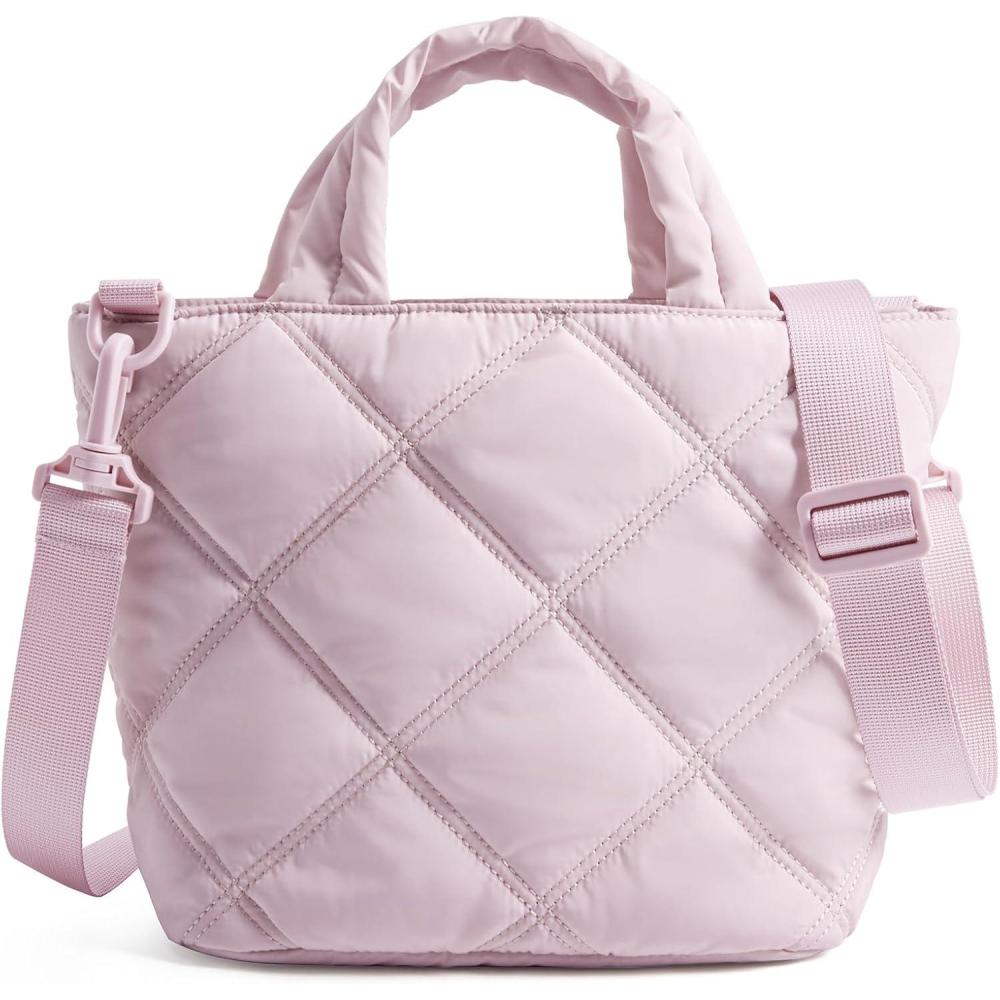 image:imageBAGSMART Crossbody Bags for Women Small Crossbody Bag Cross Body Purse Mini Tote Travel Purse Shoulder Handbags WalletBaby Pink