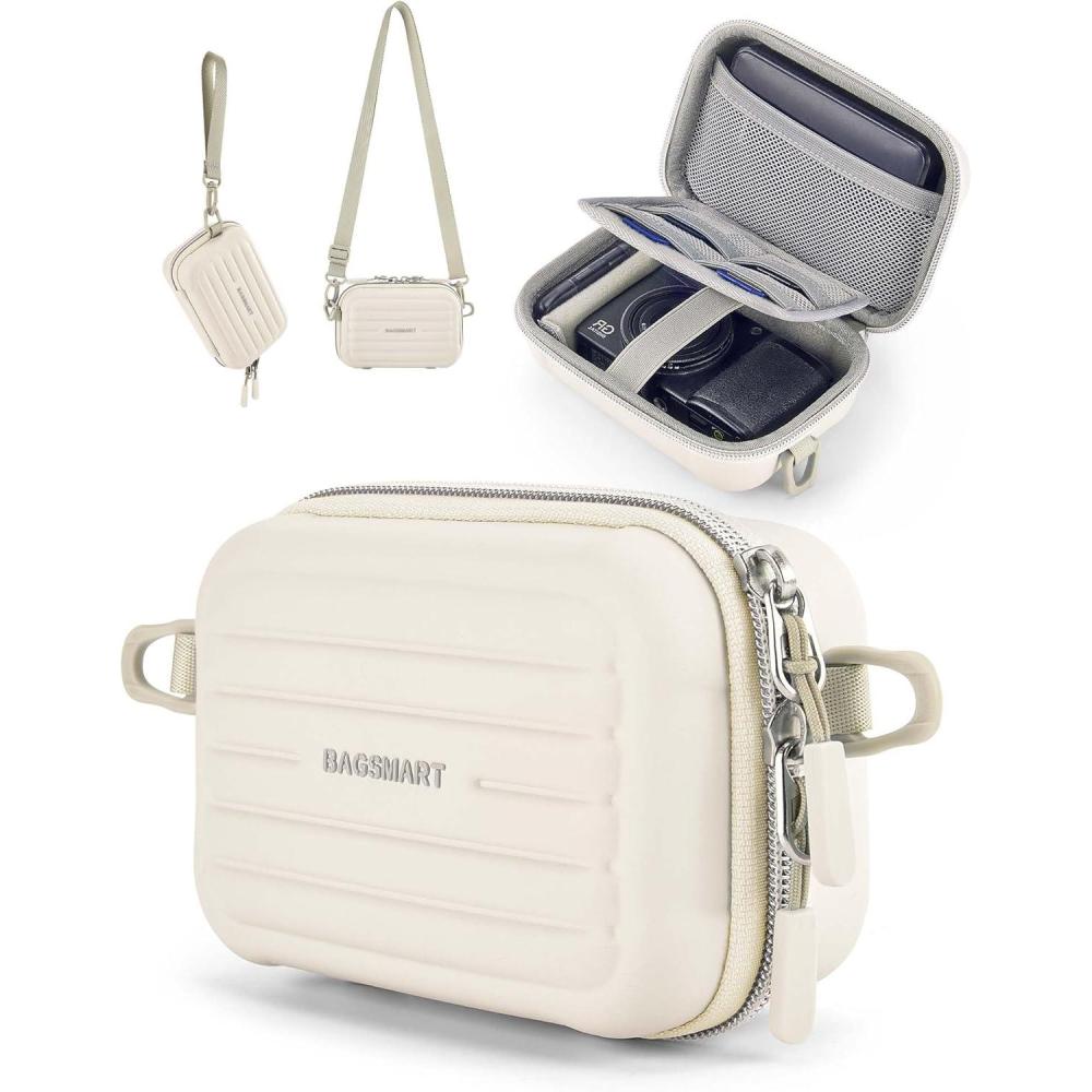 image:imageBAGSMART Digital Camera Case Lightweight Kids Camera Case Compatible with GoopowMgaoloCIMELRSeckton Kids Camera Toys and Children Digital Video Camera Best Christmas and Birthday Gifts BlueBeige