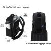 BAGSMART Camera Bag, DSLR SLR Camera Backpack Fits up to 15.6″ Laptop, Camera Case for Photographers with Waterproof Rain Cover, Tripod Holder, Black(Black)