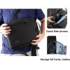 BAGSMART Camera Bag, DSLR SLR Camera Backpack Fits up to 15.6″ Laptop, Camera Case for Photographers with Waterproof Rain Cover, Tripod Holder, Black(Black)