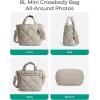 BAGSMART Crossbody Bags for Women, Small Crossbody Bag Cross Body Purse Mini Tote Travel Purse Shoulder Handbags Wallet(Light Tan)