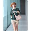 BAGSMART Crossbody Hobo Bag for Women, Quilted Puffy Purses for Women Soft Fluffy Cute Shoulder Handbag for Daily Use(D-blossom Pink)