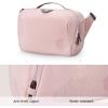 BAGSMART DSLR Camera Bag, Waterproof Crossbody Camera Case with Padded Shoulder Strap, Anti-Theft Bag, Pink(01-Pink)