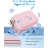BAGSMART Digital Camera Case, Lightweight Kids Camera Case Compatible with Goopow/Mgaolo/CIMELR/Seckton Kids Camera Toys and Children Digital Video Camera, Best Christmas and Birthday Gifts – Blue(Baby Pink)