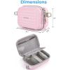 BAGSMART Digital Camera Case, Lightweight Kids Camera Case Compatible with Goopow/Mgaolo/CIMELR/Seckton Kids Camera Toys and Children Digital Video Camera, Best Christmas and Birthday Gifts – Blue(Baby Pink)
