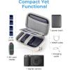 BAGSMART Digital Camera Case, Lightweight Kids Camera Case Compatible with Goopow/Mgaolo/CIMELR/Seckton Kids Camera Toys and Children Digital Video Camera, Best Christmas and Birthday Gifts – Blue(Brown)