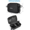 BAGSMART Digital Camera Case, Lightweight Kids Camera Case Compatible with Goopow/Mgaolo/CIMELR/Seckton Kids Camera Toys and Children Digital Video Camera, Best Christmas and Birthday Gifts – Blue(Grey)