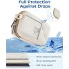 BAGSMART Digital Camera Case, Protective & Lightweight Camera Case with 2 Carrying Ways, Waterproof & Shockproof Small Camera Bag for Canon PowerShot G7X Mark II/III/Sony DSCW800/DSCW830 – Beige(Beige)