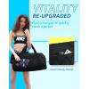 BAGSMART Gym Bag With Shoe Compartment & Wet Pocket, Lightweight Sports Travel Duffel Bag, Carry On Bag Weekender Overnight Bag, Water Resistant Sports Gym Tote Bags Swimming Yoga, Almond Oil(Almond Oil)