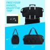 BAGSMART Gym Bag With Shoe Compartment & Wet Pocket, Lightweight Sports Travel Duffel Bag, Carry On Bag Weekender Overnight Bag, Water Resistant Sports Gym Tote Bags Swimming Yoga, Almond Oil(Almond Oil)