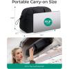 BAGSMART Gym Bag for Women, Duffle Bag for Travel with Wet Pocket, Lightweight Carry on Weekender Duffel, Water Resistant(Black)