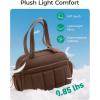BAGSMART Gym Bag for Women, Duffle Bag for Travel with Wet Pocket, Lightweight Carry on Weekender Duffel, Water Resistant(Chocolate)