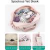 BAGSMART Gym Bag for Women, Duffle Bag for Travel with Wet Pocket, Lightweight Carry on Weekender Duffel, Water Resistant(Coral Pink)