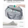 BAGSMART Gym Bag for Women, Duffle Bag for Travel with Wet Pocket, Lightweight Carry on Weekender Duffel, Water Resistant(Light Gray)
