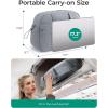 BAGSMART Gym Bag for Women, Duffle Bag for Travel with Wet Pocket, Lightweight Carry on Weekender Duffel, Water Resistant(Light Gray)