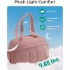 BAGSMART Gym Bag for Women, Duffle Bag for Travel with Wet Pocket, Lightweight Carry on Weekender Duffel, Water Resistant(Peach)