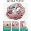 BAGSMART Gym Bag for Women, Duffle Bag for Travel with Wet Pocket, Lightweight Carry on Weekender Duffel, Water Resistant(Peach)