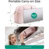 BAGSMART Gym Bag for Women, Duffle Bag for Travel with Wet Pocket, Lightweight Carry on Weekender Duffel, Water Resistant(Pink)