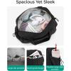 BAGSMART Gym Bag for Women, Duffle Bag for Travel with Wet Pocket, Lightweight Carry on Weekender Duffel, Water Resistant(Twilight Leopard)
