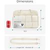 BAGSMART Gym Bag for Women, Personal Item Puffer Duffle Bag, Weekender Overnight Carry On Tote Handag for Travel(Beige)