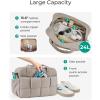 BAGSMART Gym Bag for Women, Personal Item Puffer Duffle Bag, Weekender Overnight Carry On Tote Handag for Travel(Camel)
