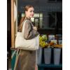 BAGSMART Lunch Bag Women Large Lunch Box Insulated Tote Bag with Multi-Pockets Quilted Puffy Tote for Work, Outdoors(02-Brown)