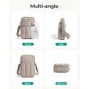 BAGSMART Small Crossbody Bags for Women, Mini Cell Phone Cross body Purses Travel Wallet with RFID Blocking Card Slots(B-black)