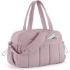 BAGSMART Gym Bag for Women, Duffle Bag for Travel with Wet Pocket, Lightweight Carry on Weekender Duffel, Water Resistant(Orchid Purple)