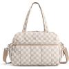 BAGSMART Gym Bag for Women, Duffle Bag for Travel with Wet Pocket, Lightweight Carry on Weekender Duffel, Water Resistant(Retro Checker)