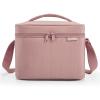 BAGSMART Lunch Box for Women Insulated Lunch Bag Cute Puffer Lunch Tote Bags Lightweight Quilted Reusable Cooler for Work School Picnic or Travel, Pink(Dusky pink)