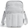 BAGSMART Small Crossbody Bags for Women, Mini Cell Phone Cross body Purses Travel Wallet with RFID Blocking Card Slots(C-grey)